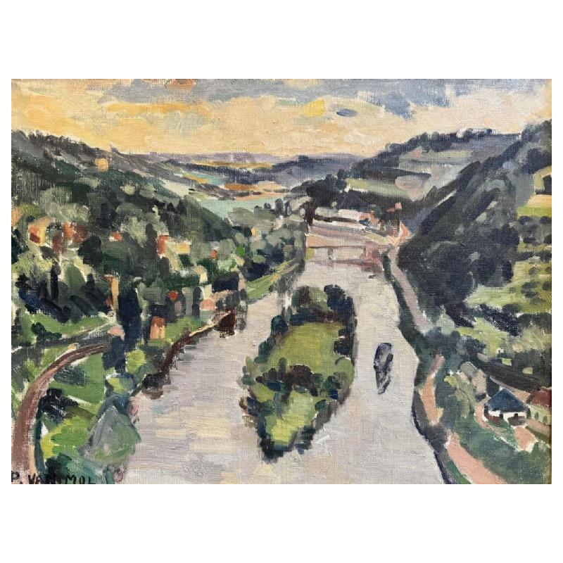 Pieter VAN MOL (1906-1988): « La Meuse à Lustin »