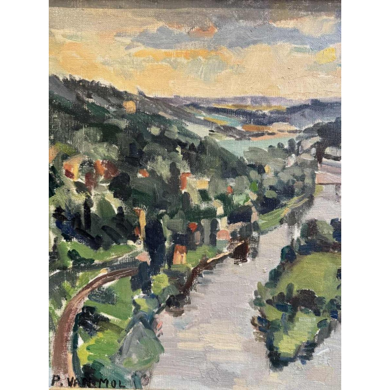 Pieter VAN MOL (1906-1988): « The Meuse in Lustin »