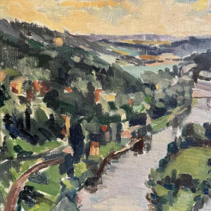 Pieter VAN MOL (1906-1988): « The Meuse in Lustin »