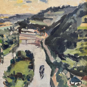 Pieter VAN MOL (1906-1988): « The Meuse in Lustin »