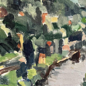 Pieter VAN MOL (1906-1988): « De Maas in Lustin »