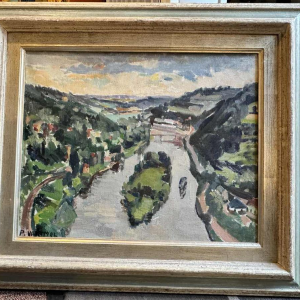 Pieter VAN MOL (1906-1988): « La Meuse à Lustin »