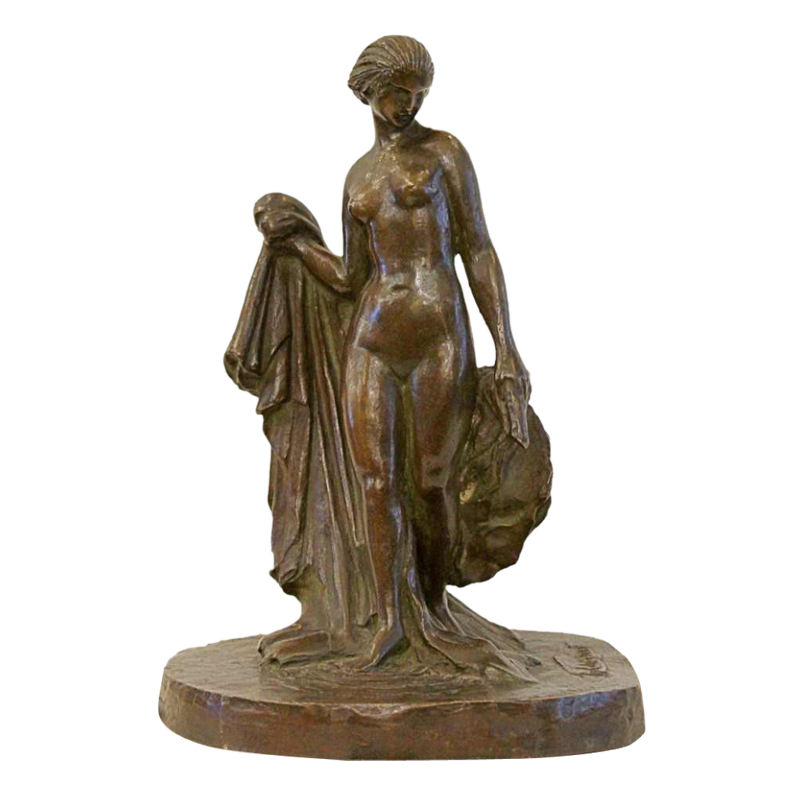 statue en bronze de Maxime Real del Sarte" Baigneuse"