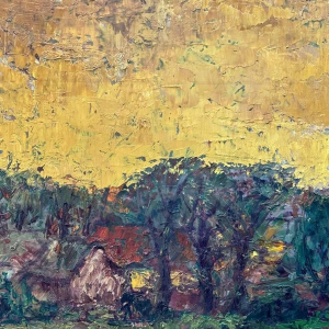 Petrus MERTENS (1919-1986): 'Landschap (van de Lelie?) »