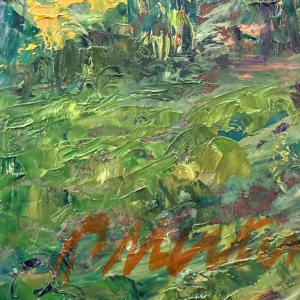 Petrus MERTENS (1919-1986): « Landscape ( of the Lys ?) »