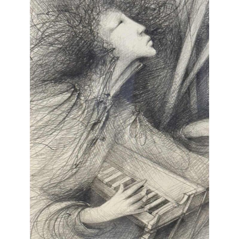 Jean-Claude Dresse (1946-): Musiciennes (Muzikanten)