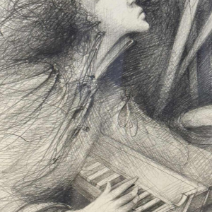 Jean-Claude Dresse (1946-): Musiciennes (Muzikanten)