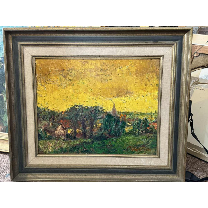 Petrus MERTENS (1919-1986): 'Landschap (van de Lelie?) »