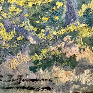 de BIEMME Gaston (fin 19e-début 20e siècle): Paysage des landes vue vers locéan