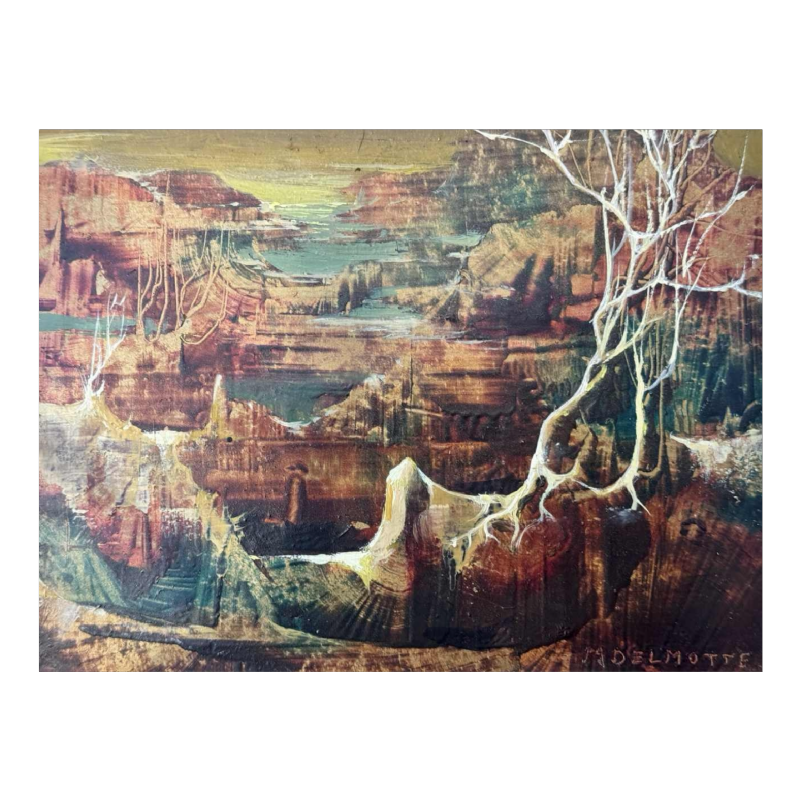 Marcel DELMOTTE (1901-1984): paysage surréaliste