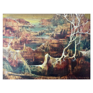 Marcel DELMOTTE (1901-1984): Surrealistisch landschap