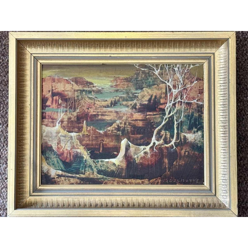 Marcel DELMOTTE (1901-1984): surreal landscape