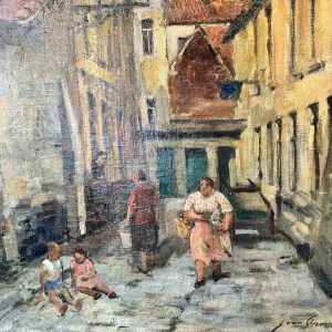 Jean VAN CLEEMPUT (1881-1953): scène van het leven