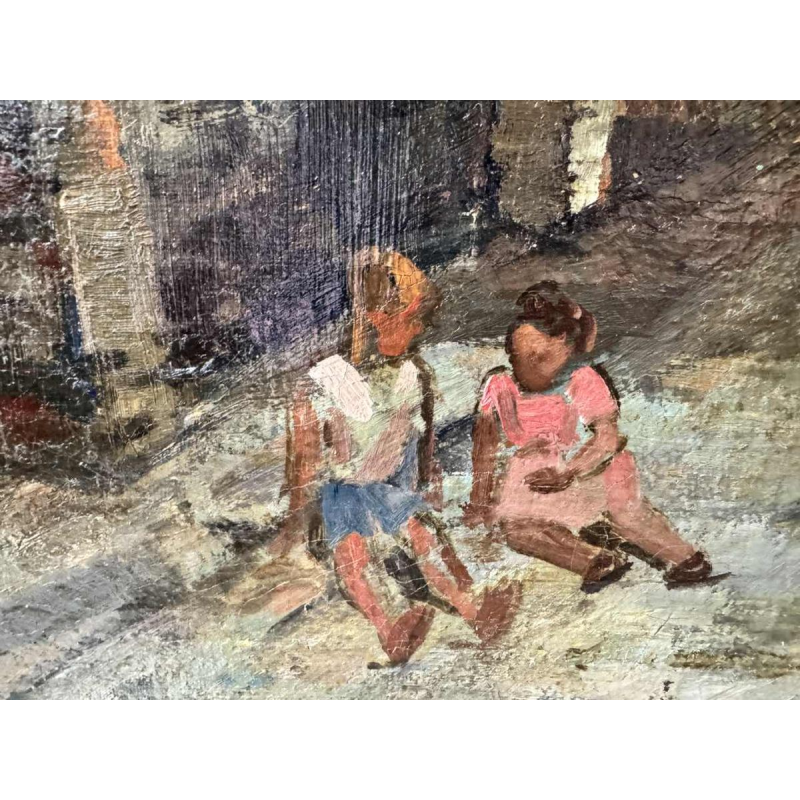 Jean VAN CLEEMPUT (1881-1953): scene of life