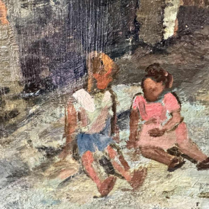 Jean VAN CLEEMPUT (1881-1953): scene of life