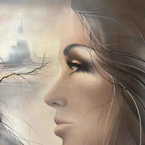 luc GENOT (1943-1995): « De toegepaste krijger » Olie op doek