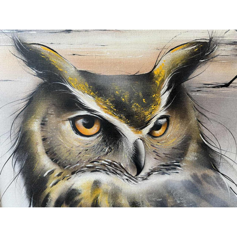 luc GENOT (1943-1995): « Le guerrier appliqué » huile sur toile