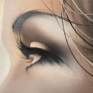 luc GENOT (1943-1995): « Le guerrier appliqué » huile sur toile