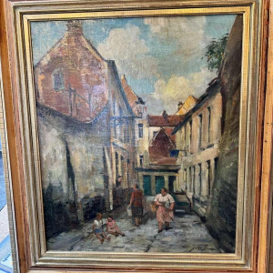 Jean VAN CLEEMPUT (1881-1953): scène van het leven