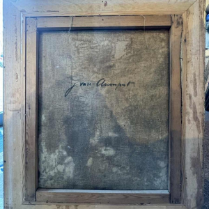 Jean VAN CLEEMPUT (1881-1953): Party scene with ice cream shop