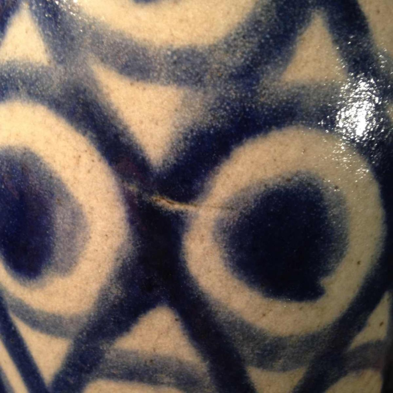 Eugène Paulus, rare African Art Deco vase in stoneware, Bouffioulx, 1926