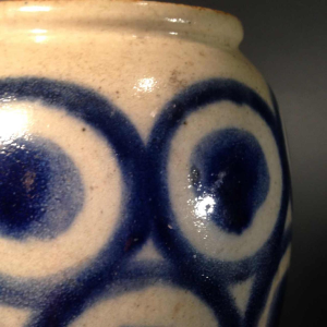 Eugène Paulus, rare African Art Deco vase in stoneware, Bouffioulx, 1926