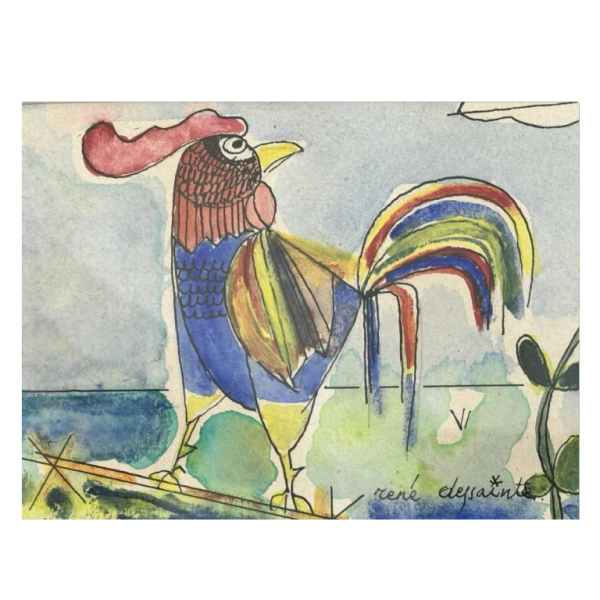 René DESSAINTE (1927-2012): « Chanteclair »