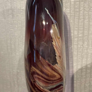 Louis Leloup (1929-) vase en cristal