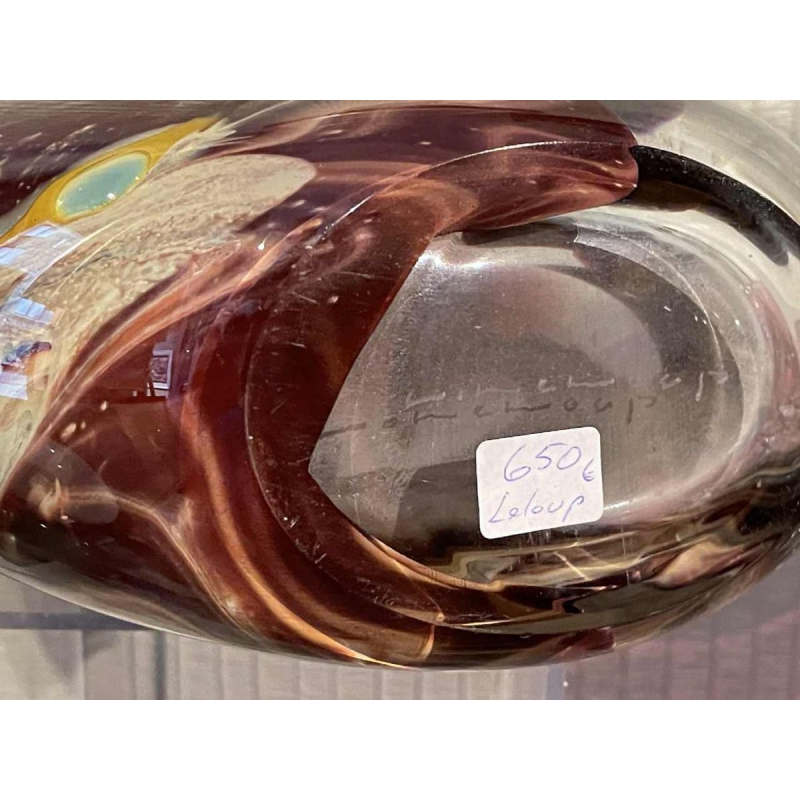 Louis Leloup (1929-) kristal vaas