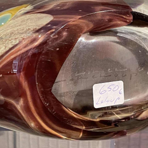 Louis Leloup (1929-) vase en cristal