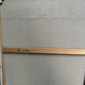 Michel MERCIE : « La porte », peinture, huile sur toile