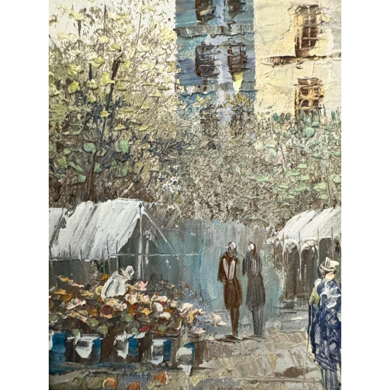 Caroline BURNETT (1877-1950): vue de Paris - peinture - huile sur toile