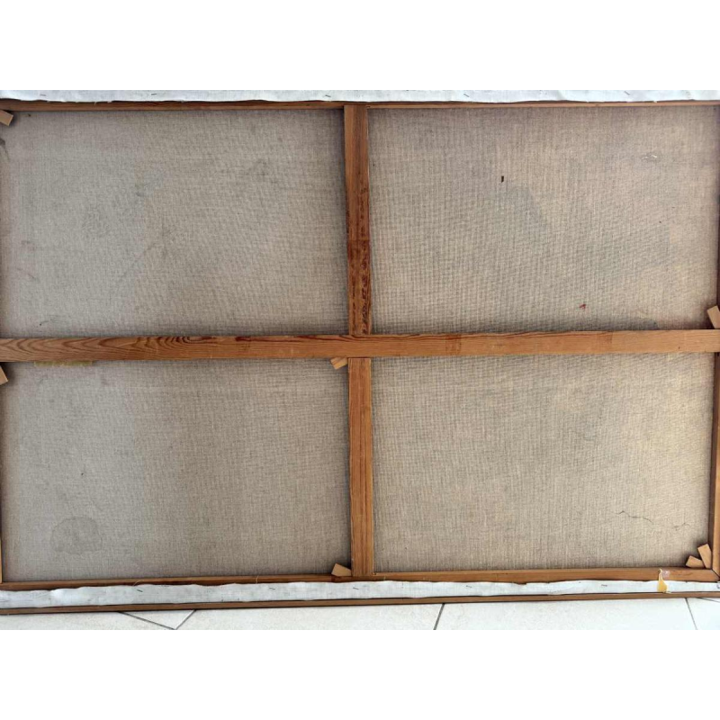 Christian HOCQUET « Le jugement dernier» peinture huile sur toile