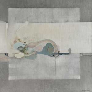 André SPRUMONT (1938-), abstracte verf olieverf op doek