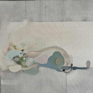 André SPRUMONT (1938-), abstracte verf olieverf op doek