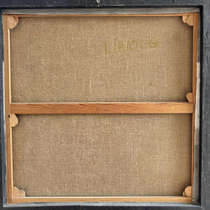 André SPRUMONT (1938-), peinture abstraite huile sur toile