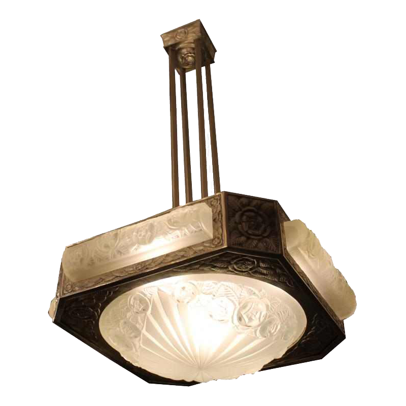 SOLD.SUSPENSION ART- DECO DEGUE
