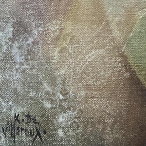 Albert de Villeroux “Le Secret” schilderij olieverf op doek, 20e eeuw
