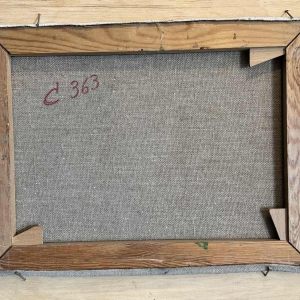 Marie LAMBREXHE «Paysage d'Ardenne» peinture huile sur toile