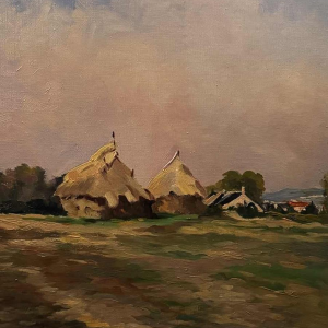 Émile ROULIN (around 1958): a Mosan or Condruzian landscape