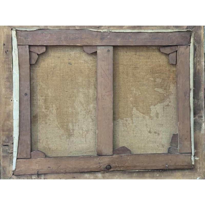 Pierre Abattucci (1871-1942): « Église Sainte Walburge à Furnes » peinture