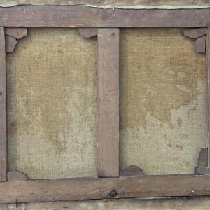 Pierre Abattucci (1871-1942): « Église Sainte Walburge à Furnes » peinture