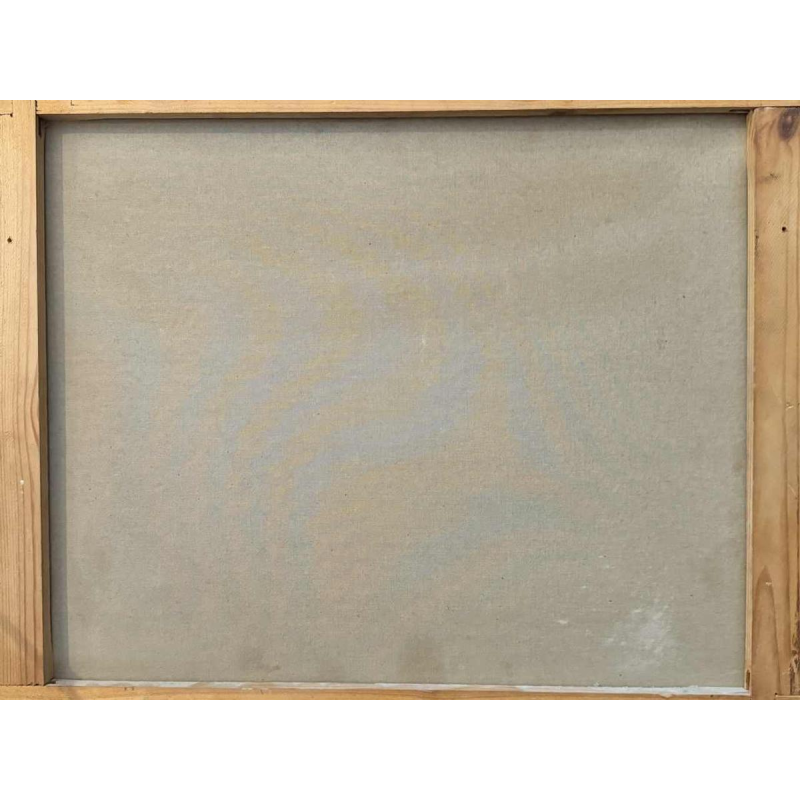 Brouwerijtafereel - bistro in de jaren 1900, schilderij olieverf op doek, kunstenaar te identificeren