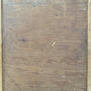 Nicolas PITOT 'Comblain-au-Pont en de Sint-Martinus toren' schilderij olieverf op paneel, ca 1950