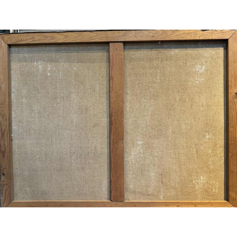 Géo WARZEE " Landscape of the Semois " painting oil on canvas