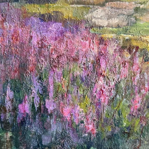 Jeanine DANDRIFOSSE : « Été en Ardennes » peinture huile sur toile