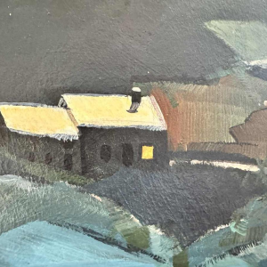 Désiré LOUETTE (1935-) : 'Voor de donkere nacht' acrylic olie