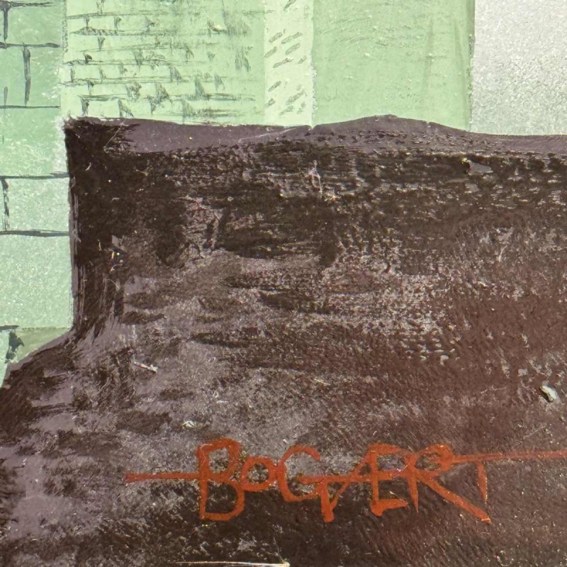 Gaston BOGAERT (1918-2008): « Melancholie » olie op paneel