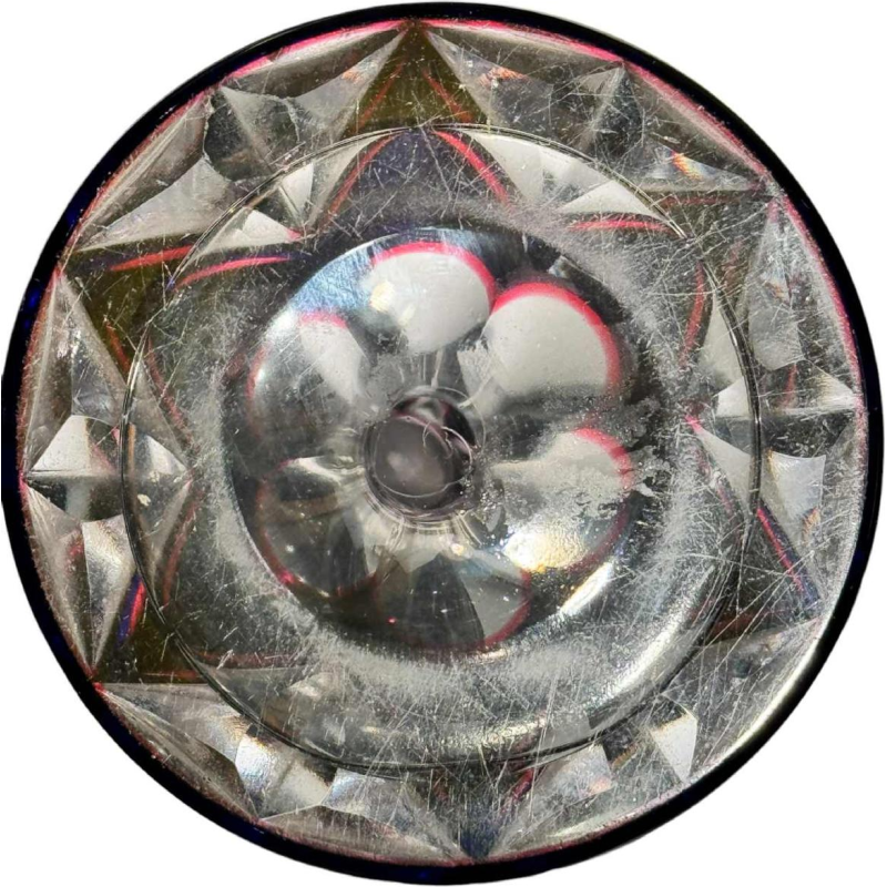 Val Saint Lambert extremely rare "Jongen vase" in cut triplicate crystal, circa 1925