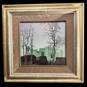 Gaston BOGAERT « Mélancolie» Peinture huile sur panneau